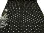 Preview: Stoff Viskose Jersey Stoffpanel 79 cm Punkte Blumen Design schwarz beige grau bunt Kleiderstoff