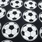 Preview: Cotton poplin fabric with black and white soccer ball design clothing fabric children's fabric cecorative fabric