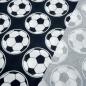 Preview: Cotton poplin fabric with black and white soccer ball design clothing fabric children's fabric cecorative fabric