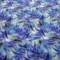 Preview: Viscose Blouse Fabric with Abstract Design—Royal Blue, Blue, White, Gray, Black—Dress Fabric