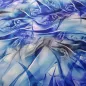 Preview: Viscose Blouse Fabric with Abstract Design—Royal Blue, Blue, White, Gray, Black—Dress Fabric