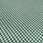 Preview: Fabric 100% cotton 2 mm Zefir checkered fir dark green white checkered dress fabric decorative fabric traditional costume fabric
