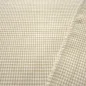 Preview: Stoff Baumwolle Zefir Karo 2 mm beige weiß kariert Kleiderstoff Dekostoff Blusenstoff Trachtenstoff