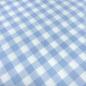 Preview: Fabric cotton Zefir check 1 cm light blue white check dress fabric decorative fabric blouse fabric