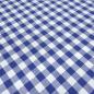Preview: Stoff 100% Baumwolle Zefir Karo 1 cm blau weiß kariert Kleiderstoff Dekostoff Blusenstoff