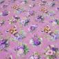 Preview: Fabric cotton French Terry sweatshirt fabric DEAR LOVE Jessy Sewing deer jeans pink lilac purple green brown dress fabric children's fabric