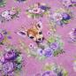Preview: Fabric cotton French Terry sweatshirt fabric DEAR LOVE Jessy Sewing deer jeans pink lilac purple green brown dress fabric children's fabric