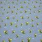 Preview: Fabric cotton jersey Little Dragon dragon design blue green brown colorful children's fabric dress fabric
