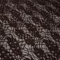 Preview: Stoff Bi-Stretch Spitze Spitzenstoff mit Blumenmuster braun Kleiderstoff