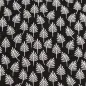 Preview: Fabric viscose jersey with leaves trees fir tree design black white dress fabric children's fabric