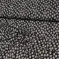 Preview: Fabric viscose jersey with leaves trees fir tree design black white dress fabric children's fabric