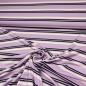 Preview: Fabric viscose jersey lilac wool white navy blue horizontal striped dress fabric children's fabric