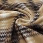 Preview: Heavy coat fabric with Glencheck check pattern in beige, black, and off-white