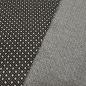 Preview: Fabric stretch fine knit jacquard small diamond black wool white dress fabric trouser fabric