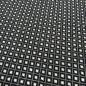 Preview: Fabric stretch fine knit jacquard small diamond black wool white dress fabric trouser fabric