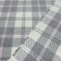 Preview: Heavy coat fabric with Glencheck design in gray, off-white, and lilac coat fleece wool fabric dress fabric