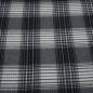 Preview: Heavy coat fabric with Glencheck check pattern in black and light gray Coat fleece Dress fabric