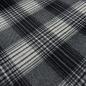 Preview: Heavy coat fabric with Glencheck check pattern in black and light gray Coat fleece Dress fabric