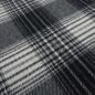 Preview: Heavy coat fabric with Glencheck check pattern in black and light gray Coat fleece Dress fabric