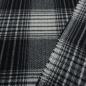 Preview: Heavy coat fabric with Glencheck check pattern in black and light gray Coat fleece Dress fabric