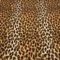 Preview: Viscose Twill Fabric with Leopard Print, Brown, Black, Beige - Dress Fabric, Blouse Fabric