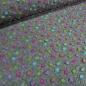 Preview: Fabric Ital. pattern walk boiled wool Walkloden relief dots dots gray multicolor melange dress fabric coat fabric