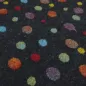 Preview: Stoff Premium Musterwalk Kochwolle Boppel Jacquard Anthrazit Bunt Multicolor Kleiderstoff Mantelstoff