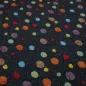 Preview: Stoff Premium Musterwalk Kochwolle Boppel Jacquard Anthrazit Bunt Multicolor Kleiderstoff Mantelstoff