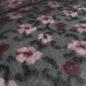 Preview: Fabric Ital. pattern walk boiled wool walkloden relief flowers tendrils gray pink bordeaux black dress fabric coat fabric