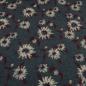 Preview: Stoff Ital. Musterwalk Walkloden Kochwolle Relief Blumen grau bordeaux beige lila Mantelstoff Kleiderstoff
