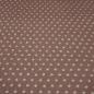 Preview: Stoff Ital. Musterwalk Kochwolle Walkloden mit Relief Punkte / Pünktchen Design altrosa wollweiß Mantelstoff Kleiderstoff