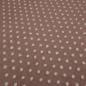 Preview: Stoff Ital. Musterwalk Kochwolle Walkloden mit Relief Punkte / Pünktchen Design altrosa wollweiß Mantelstoff Kleiderstoff