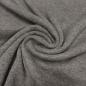Preview: Stoff Ital. Strickstoff aus 100% Merinowolle uni grau taupé melange Merinostrick Kleiderstoff Kinderstoff