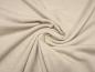 Preview: Stoff Ital. Strickstoff 100% Merino Merinostrick Wolle uni beige sand Kleiderstoff Kinderstoff Merinostoff