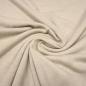 Preview: Stoff Ital. Strickstoff 100% Merino Merinostrick Wolle uni beige sand Kleiderstoff Kinderstoff Merinostoff