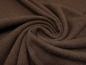 Preview: Fabric Ital. knitted fabric 100% merino wool uni brown melange merino knit dress fabric children's fabric