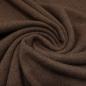Preview: Fabric Ital. knitted fabric 100% merino wool uni brown melange merino knit dress fabric children's fabric