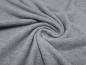 Preview: Stoff Ital. Strickstoff 100% Merino Merinostrick Wolle uni hellgrau grau melange Kleiderstoff Kinderstoff Merinostoff