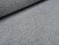 Preview: Stoff Ital. Strickstoff 100% Merino Merinostrick Wolle uni hellgrau grau melange Kleiderstoff Kinderstoff Merinostoff
