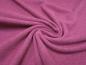 Preview: Stoff Ital. Strickstoff aus 100% Merinowolle uni fuchsia melange Kleiderstoffe Kinderstoffe Merinostoffe Merinostrickstoffe