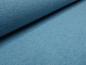 Preview: Fabric Italian knit fabric made of 100% merino wool uni turquoise blue melange merino knit dress fabrics children's fabrics