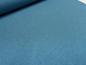 Preview: Fabric Italian knit fabric made of 100% merino wool uni turquoise blue melange merino knit dress fabrics children's fabrics