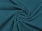 Preview: Fabric Ital. knitted fabric 100% merino wool uni petrol melange merino knit dress fabric children's fabric merino fabric