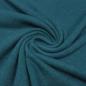 Preview: Fabric Ital. knitted fabric 100% merino wool uni petrol melange merino knit dress fabric children's fabric merino fabric