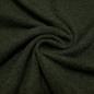 Preview: Fabric Ital. knitted fabric 100% merino wool plain olive green khaki melange merino knit dress fabric children's fabric merino fabric