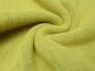 Preview: Fabric thick Ital. merino knitted fabric fleece doubleface uni yellow coat fabric jacket fabric