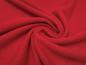 Preview: Stoff Ital. Merino Feinwalk Kochwolle Walkloden aus 100% Merinowolle uni rot Kleiderstoff Mantelstoff