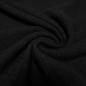 Preview: Stoff Ital. leichter Merino Feinwalk Walkloden aus 100% Merinowolle uni schwarz Kleiderstoff Mantelstoff