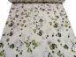 Preview: Fabrics Ital. linen knit intarsia flowers sand wool white old pink green olive dress fabric blouse fabric