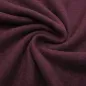 Preview: Stoff Premium Merino Strickstoff Mulesing-frei Weinrot Bordeaux Melange Kleiderstoff